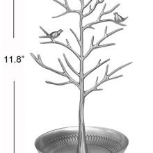 WELL-STRONG Earring Ring Holder Necklace Bird Decoration Jewelry Tower Tree