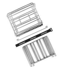 Stainless Steel Sous Vide Rack with Adjustable No-Float Top Bar