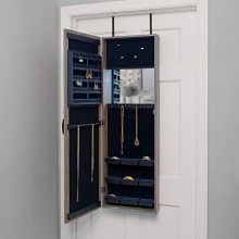 FirsTime & Co. Rustic Arch Jewelry Armoire Accent Wall Mirror