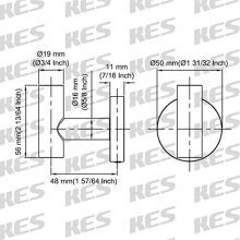 KES Bathroom Wall Towel Hooks No Drill Heavy Duty Robe Hook Holder
