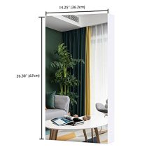 KEDLAN Jewelry Cabinet Wall Hanging Door Mounted Mirrored Space Saving