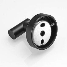 POKIM Matte Black Towel Hook Stainless Steel Bathroom Rustproof Clothes Towel