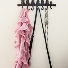 Comfify 7 Cats Cast Iron Wall Hanger - Decorative Cast Iron Wall Hook Rack