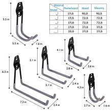Maximize Storage Space with 10 Packs of Heavy-Duty Garage Storage Hooks - CNMMP's Ultimate Organizer