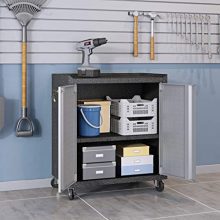 Manhattan Comfort Fortress Collection Modern Designed Mobile Storage Garage