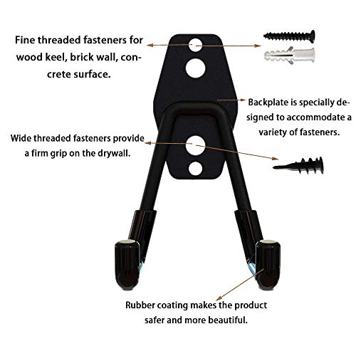 Garage Storage Utility Hooks, Wall Mount Hanging Hooks, Steel U-Hooks Tool
