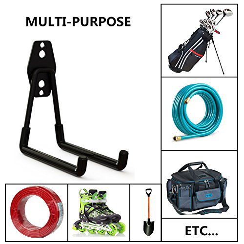 Wall Mounted Heavy-Duty Double Clip U Shape Utility Tools Hooks - Organize Your Space Efficiently