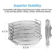 Dehydrator Rack，6.5 & 8 qt Stainless Steel Dehydrator Stand Accessory