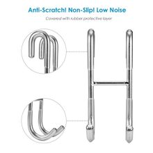 Simtive Shower Door Hooks, Over Door Hooks for Bathroom Glass Shower Door