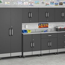 SystemBuild  Boss Wall Cabinet, Charcoal Gray