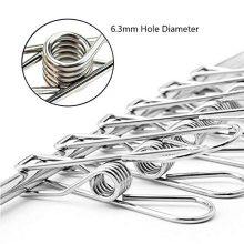 100 Pack Clothes Pegs, Blanket, Stainless Steel Laundry Hanging Clothesline Clips