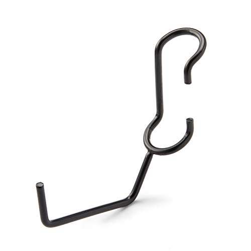 Sunway Shelf Pole Hooks 5-Pack | Utility Hanger Black | Best Solution
