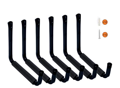 HauSun Heavy Duty 9" Arm Large Indoor Outdoor Storage Hooks Hangers