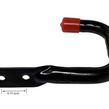 Tetra-Teknica Heavy Duty Garage Storage Utility Hooks, Color Black, 6 per Pack