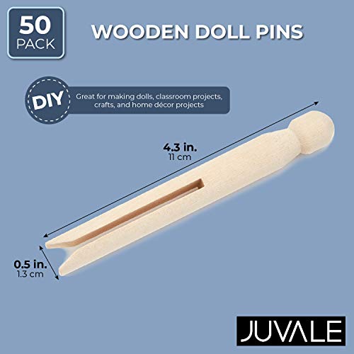 Juvale Wooden Traditional Clothespins