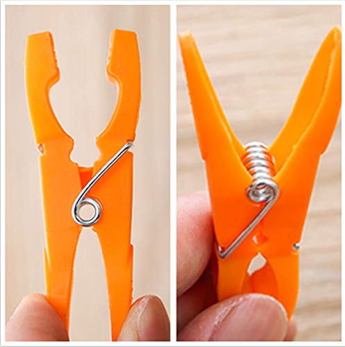 DurReus Strong Hanger Clips Wide Open Clothes Pegs Large Clothing Line
