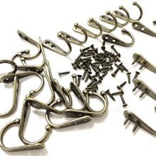 25 Pieces Wall Mounted Coat Hook Robe Hooks Cloth Hanger Coat Hanger Coat