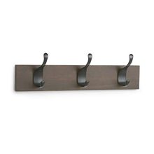 AmazonBasics Wall Mounted Coat Rack, 3 Modern Hooks