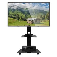 ABCCANOPY TV Cart Rolling Trolley Mount TV Stands w/Wheels