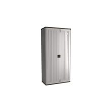 Suncast Mega Tall Storage Cabinet - Resin Construction for Garage Storage