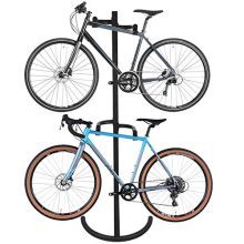F2C 2-Bike Vertical Rack Wall-Mountable Gravity Bicycle Storage Stand