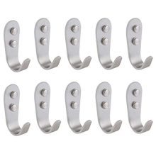 KES SUS Stainless Steel Storage Organizer Hook Bathroom Single Robe Towel Coat