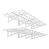 FLEXIMOUNTS 2-Pack 2x6ft 24-inch-by-72-inch Wall Shelf Garage Storage Rack