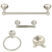 Nuk3y Modern 4 Piece Bathroom Hardware Towel Bar Accessory Set