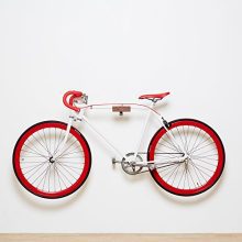 Play-Haus Design Wood and Steel Indoor Bicycle Bike Wall Mount Hanger