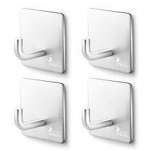 NOVEMBER SPRING Towel Hooks/Bathroom Hook, 3M Hooks for Hanging Wall