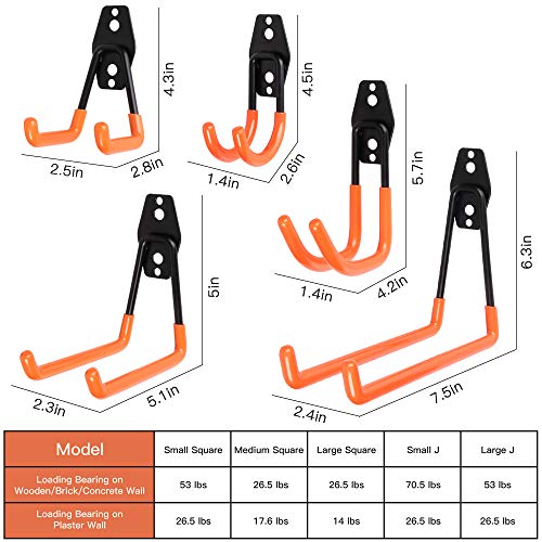Heavy-Duty Garage Storage Utility Hooks - The Ultimate Organizer