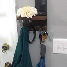 Wall Mounted Wooden Key Holder, Wall Organizer, Key Hook, Coat Rack