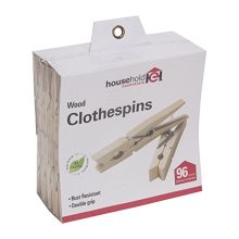 Household Essentials Clothespins Birch 96pc
