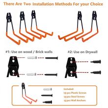 Garage Storage Utility Hooks - Premium Steel - Heavy Duty for Organizing