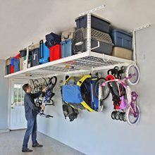 SafeRacks 4x8-2 Rack Package w/Accessory Hooks 24-45" Drop