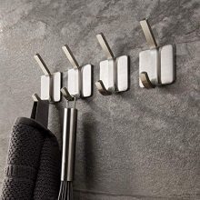ZUNTO Towel Hook/Adhesive Hooks - Wall Hooks for Hanging Bathroom Stick