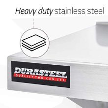 Stainless Steel Wall Shelf by DuraSteel - 36" Wide x 12" Deep Commercial Grade