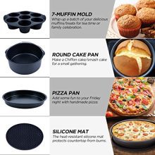 Creativefine Air Fryer Accessories Kit 12 pcs-Roasting Racks with Skewers