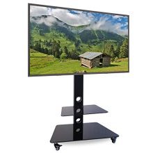 ABCCANOPY TV Cart Rolling Trolley Mount TV Stands w/Wheels
