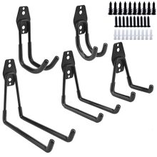 Dirza Utility Hooks Wall Mount Tool Holder U-Hooks for Home Garage Storage