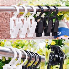 EigPluy Laundry Hooks Clip,Super Strong Plastic Swivel Hanging Curtain Clips