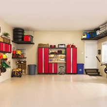 NewAge Products Bold Series 3.0 Red 2 Piece Set, Garage Cabinets