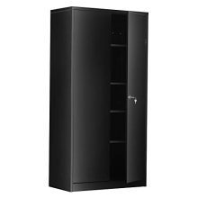 Superday Steel SnapIt Storage Cabinet 5 Shelf Metal Storage Cabinet