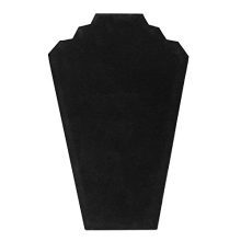 12.5" Black Velvet Jewelry Easel Display Stand Tower Rack
