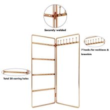 Simple and Neat Bi-Folding Jewelry Storage Stand for Earrings