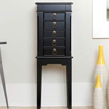 Alveare Home Kimmy Decorative Jewelry Chest, Black