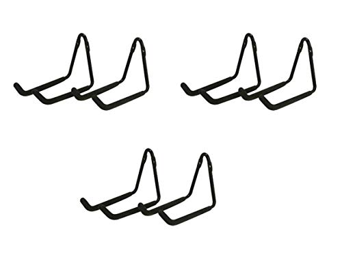 Crawford Multi-Tool Hanger Utility Hook, Black, Sold as 3 Pack