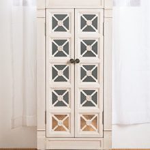 Hives and Honey Celene Jewelry Armoire, Century White