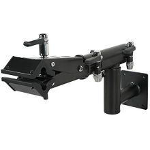 Venzo Wall-Mounted Bike Repair Stand with Heavy-Duty Clamp and Rotating Head