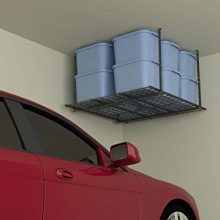 45-Inch by 45-Inch Overhead Storage System, Ceiling Mount Garage Organization Rack